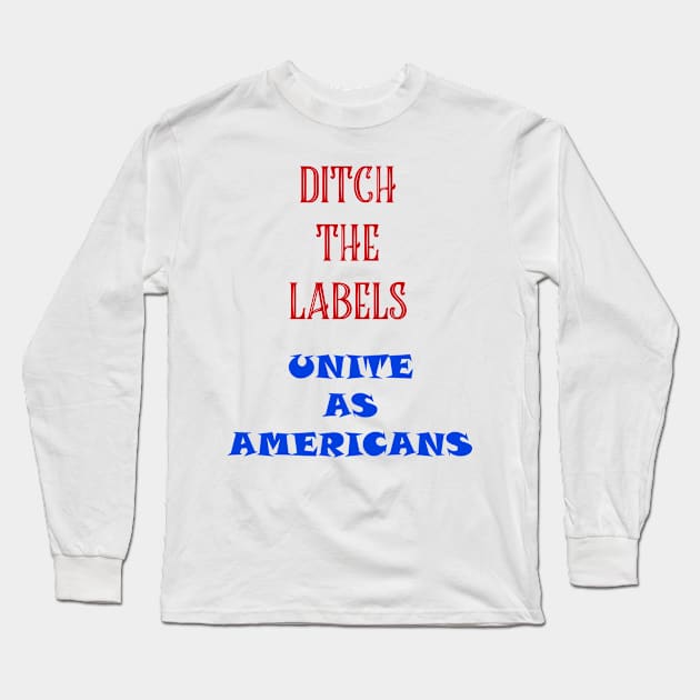 DITCH THE LABELS Long Sleeve T-Shirt by DesigningJudy